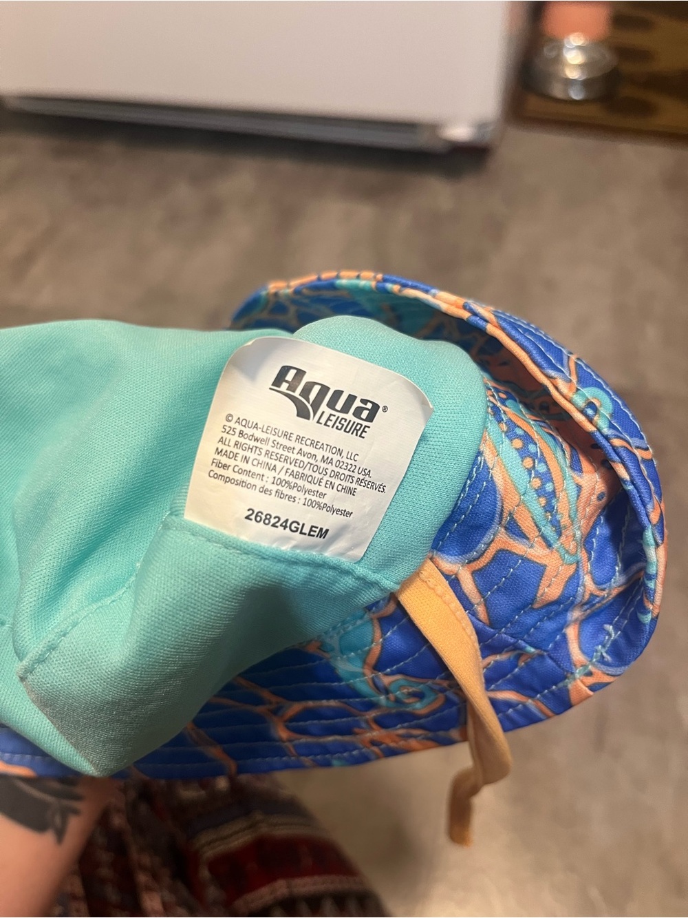 Bundle of 2 Sun Hats (Aqua Swim School and Children’s Place) 9 to 12 Months - Picture 2 of 3